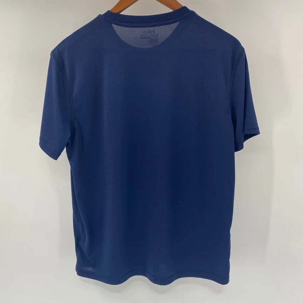 Polo Ralph Lauren Performance T Shirt Mens Medium Blue Sporty Active Athleisure